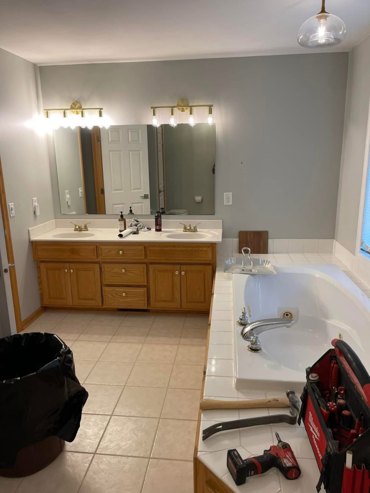 Before Vanity Remodel
